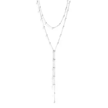 layered stainless steel necklace