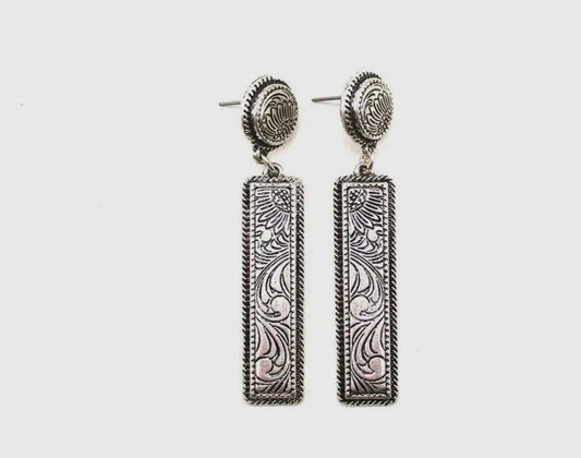The Emma Engraved Earings