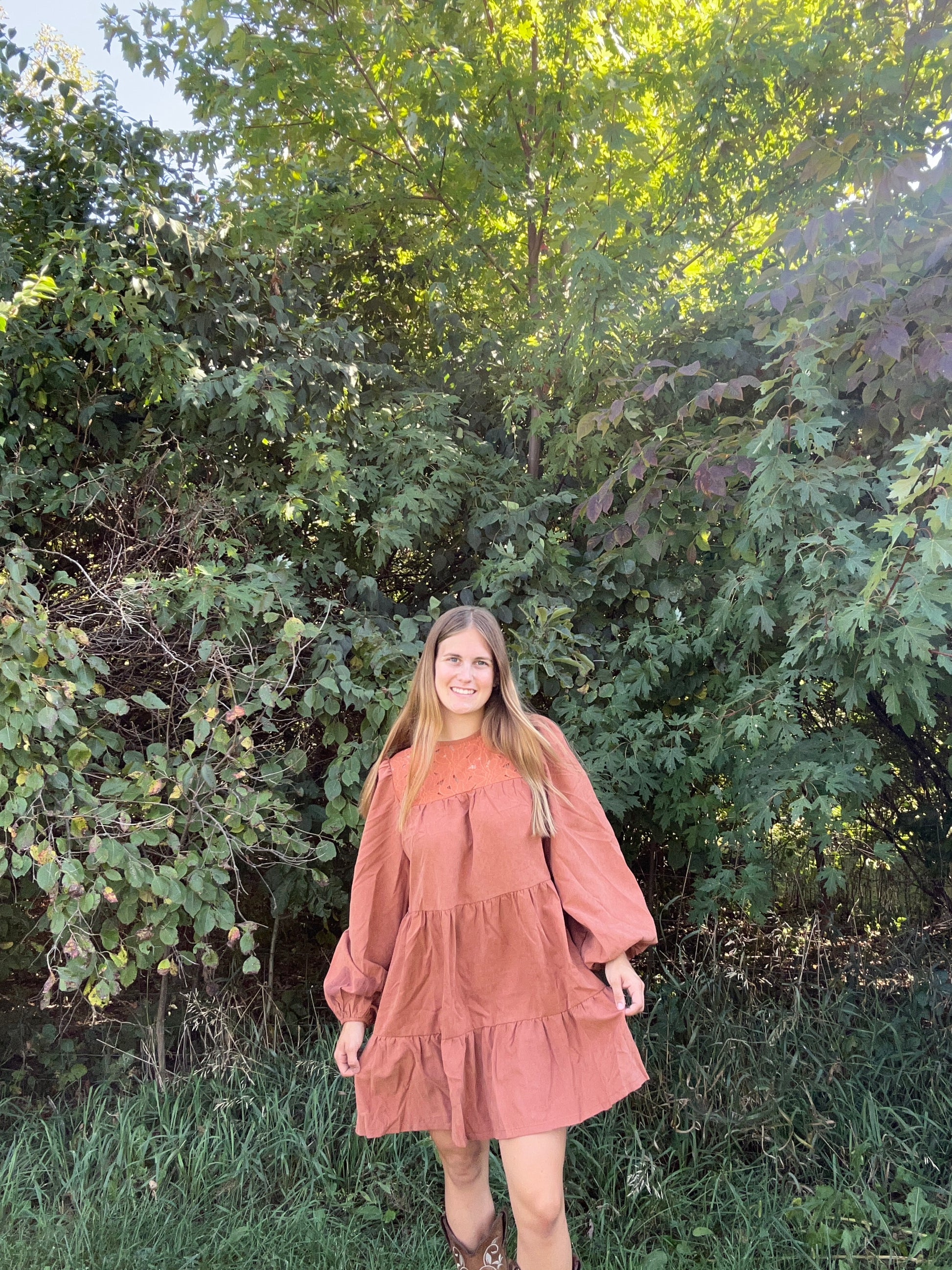 Autumn Dress Dust and Denim Autumn Dress Dust and Denim