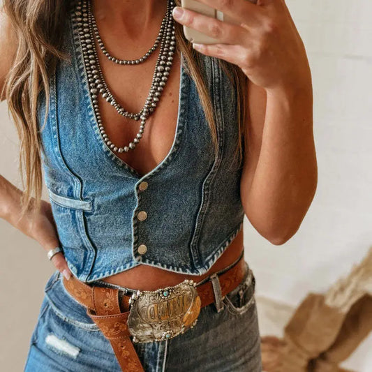 Lone Star Denim Vest